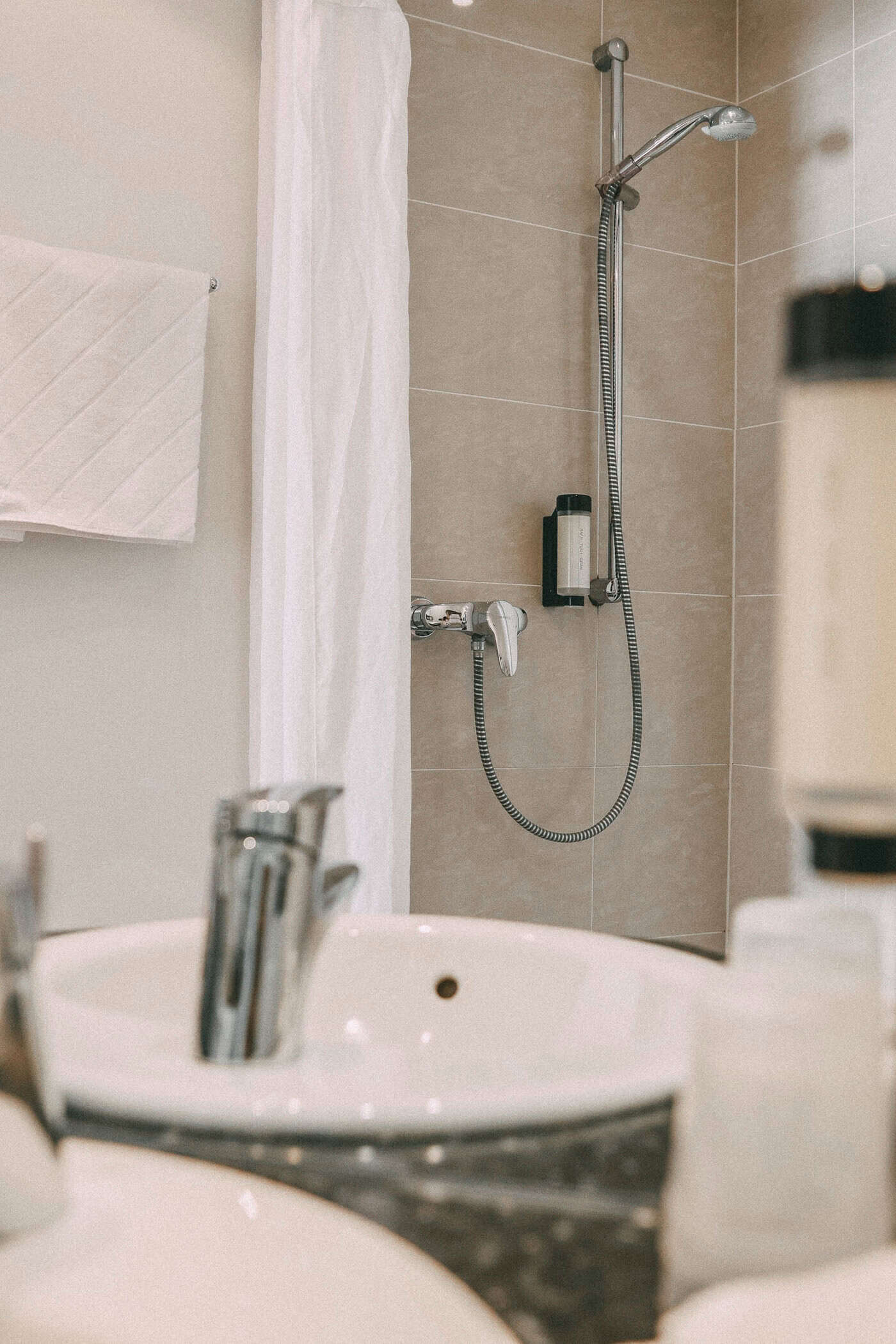 Badezimmer im Hotel Osterkrug